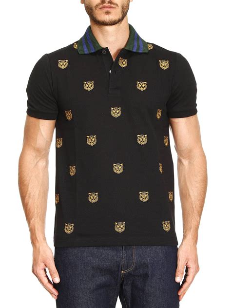 tiger gucci polo shirt|gucci tiger sequin shirt.